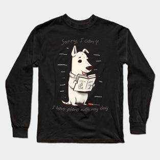 Pawsitively Busy Long Sleeve T-Shirt